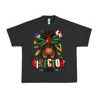 Pigment Black director life afro messy bun Urban Heavy Tee - texasbilliewilder