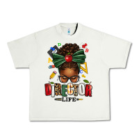 Pistachio director life afro messy bun Urban Heavy Tee - texasbilliewilder