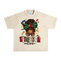 Sandshell director life afro messy bun Urban Heavy Tee - texasbilliewilder