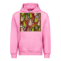 Fuchsia Pink Christmas cakes western Urban Hoodie - Jasminsmagicworld