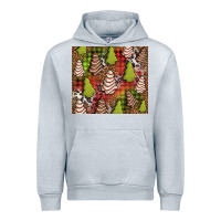 Heather Grey Christmas cakes western Urban Hoodie - Jasminsmagicworld