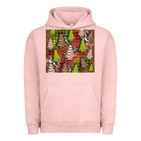 Pigment Salmon Christmas cakes western Urban Hoodie - Jasminsmagicworld