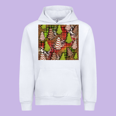 Christmas Cakes Western Urban Hoodie Designed By Jasminsmagicworld