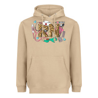 Mushroom Western Registered Nurse Heavyweight Hoodie - LillyAllenDesigns