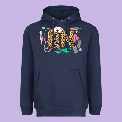 Western Registered Nurse Heavyweight Hoodie Designed By Lillyallendesigns