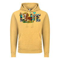 Vintage Mustard love western cow Vintage Hoodie - JahusDesignShop