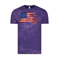 Tattered American Flag Vintage Tee | Teevron