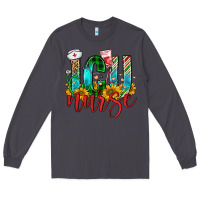 Smoke christmas icu nurse Long Sleeve Tee - FaDigitalArtStudio