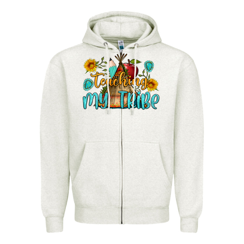 Teaching My Tribe Zipper Hoodie by BundleAndBundleShop | Teevron