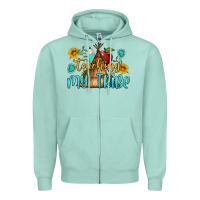 Seafoam teaching my tribe Zipper Hoodie - BundleAndBundleShop