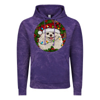 Cloud Purple Christmas pomeranian Vintage Hoodie - RanaPortraitStore