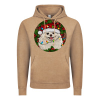 Vintage Coffee Christmas pomeranian Vintage Hoodie - RanaPortraitStore