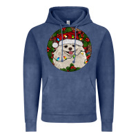 Vintage Denim Christmas pomeranian Vintage Hoodie - RanaPortraitStore
