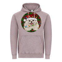 Vintage Zinc Christmas pomeranian Vintage Hoodie - RanaPortraitStore