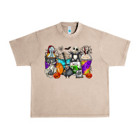 French Oak halloween cartoon characters coffee cups Urban Heavy Tee - Zillion Design Studio