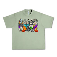 Oil Green halloween cartoon characters coffee cups Urban Heavy Tee - Zillion Design Studio