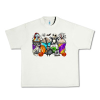 Pistachio halloween cartoon characters coffee cups Urban Heavy Tee - Zillion Design Studio