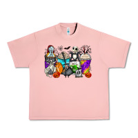 Salmon halloween cartoon characters coffee cups Urban Heavy Tee - Zillion Design Studio