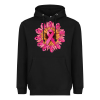 Black cancer ribbon sunflower Heavyweight Hoodie - NancyCooperArtShop