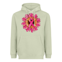 Matcha cancer ribbon sunflower Heavyweight Hoodie - NancyCooperArtShop
