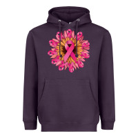 Plum cancer ribbon sunflower Heavyweight Hoodie - NancyCooperArtShop