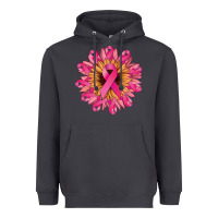 Smoke cancer ribbon sunflower Heavyweight Hoodie - NancyCooperArtShop