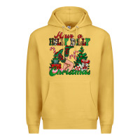 Antique Gold have a holly dolly christmas Premium Hoodie - MaliasSmallBusiness