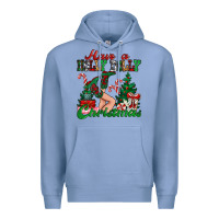 Colony Blue have a holly dolly christmas Premium Hoodie - MaliasSmallBusiness