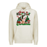 Oatmeal Heather have a holly dolly christmas Premium Hoodie - MaliasSmallBusiness