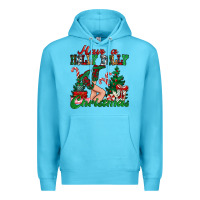 Ocean Blue have a holly dolly christmas Premium Hoodie - MaliasSmallBusiness
