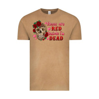 Vintage Camel roses are red inside i'm dead Skull Vintage Tee - RanaPortraitStore