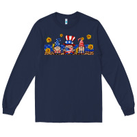 Navy usa gnome libbey cup Long Sleeve Tee - HRA Design Shop