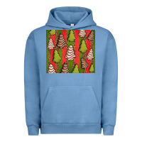 Pigment Pebble Blue Christmas cakes leopard Urban Hoodie - Jasminsmagicworld