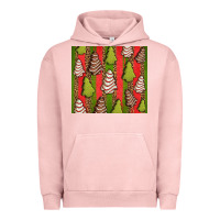 Pigment Salmon Christmas cakes leopard Urban Hoodie - Jasminsmagicworld