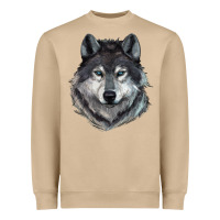 Mushroom Wolf Heavyweight Sweatshirt - RanaPortraitStore