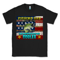 Black fishing dad like a regular but cooler Classic Tee - HRA Design Shop