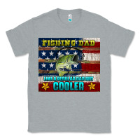Heather Grey fishing dad like a regular but cooler Classic Tee - HRA Design Shop