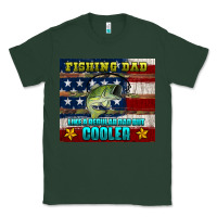 Sports Green fishing dad like a regular but cooler Classic Tee - HRA Design Shop