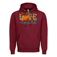 Burgundy love fall love Zipper Hoodie - Artiststas