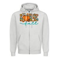 Dove Grey love fall love Zipper Hoodie - Artiststas