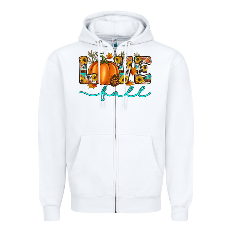 Love Fall Love Zipper Hoodie by Artiststas | Teevron