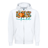 White love fall love Zipper Hoodie - Artiststas