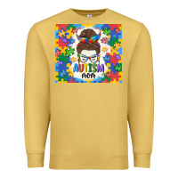 Antique Gold autism mom Premium Sweatshirt - MaliasSmallBusiness