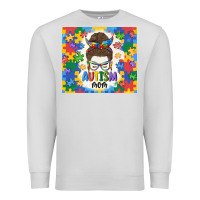 Dove Grey autism mom Premium Sweatshirt - MaliasSmallBusiness