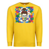 Lemon autism mom Premium Sweatshirt - MaliasSmallBusiness