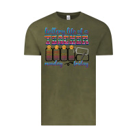 Vintage Olive battery life of a teacher Vintage Tee - texasbilliewilder