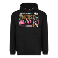 Black Western Nurse Life Heavyweight Hoodie - LillyAllenDesigns