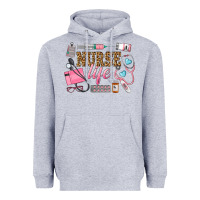 Heather Grey Western Nurse Life Heavyweight Hoodie - LillyAllenDesigns