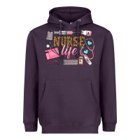 Plum Western Nurse Life Heavyweight Hoodie - LillyAllenDesigns