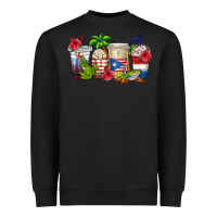 Black puerto rico coffee cups Heavyweight Sweatshirt - texasbilliewilder